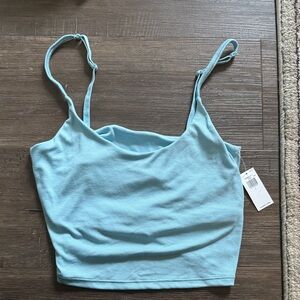 Old Navy Sky Blue Ribbed Top
